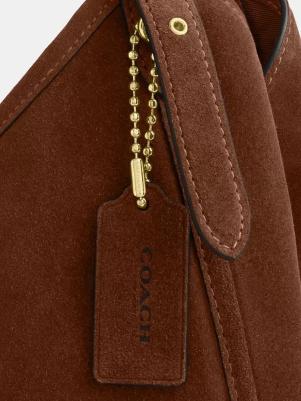 COACH Erin Shoulder Bag CET41 IMWBR Warm Brown Leather New with tags - Picture 8 of 11